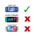 Protector Rigido De Spiderman + Vidrio Protector + 2 Grips Compatible Con Switch Lite