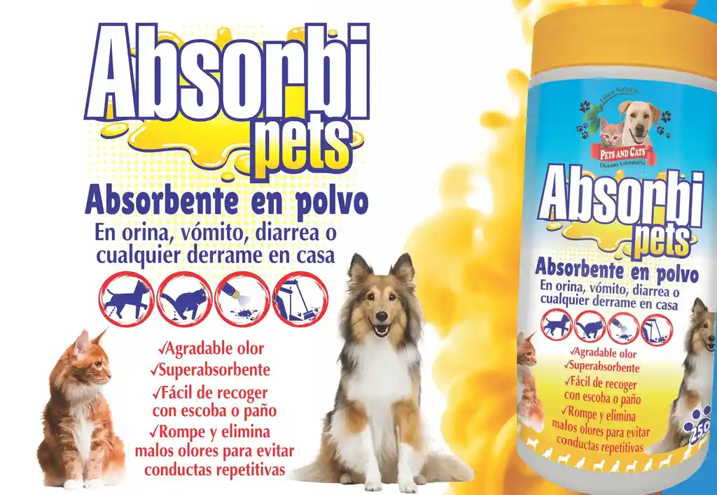 Absorbente De Orina Diarrea Vomito Elimina Y Rompe Malos Olores Para Mascotas Control De Orina Vomitos De Gatos Y Perros 250g Eliminador De Orina