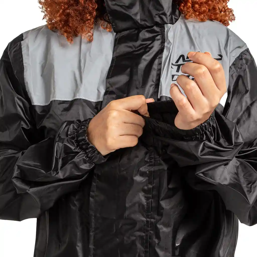 Impermeable Para Moto Textil - Adventure Pro 1 - Reflectivo - Mujer