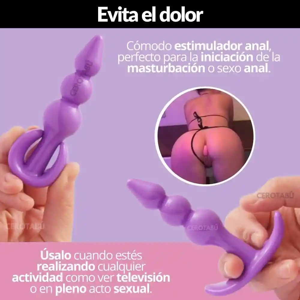 Plug Anal Silicona Consolador Anal Dilatador