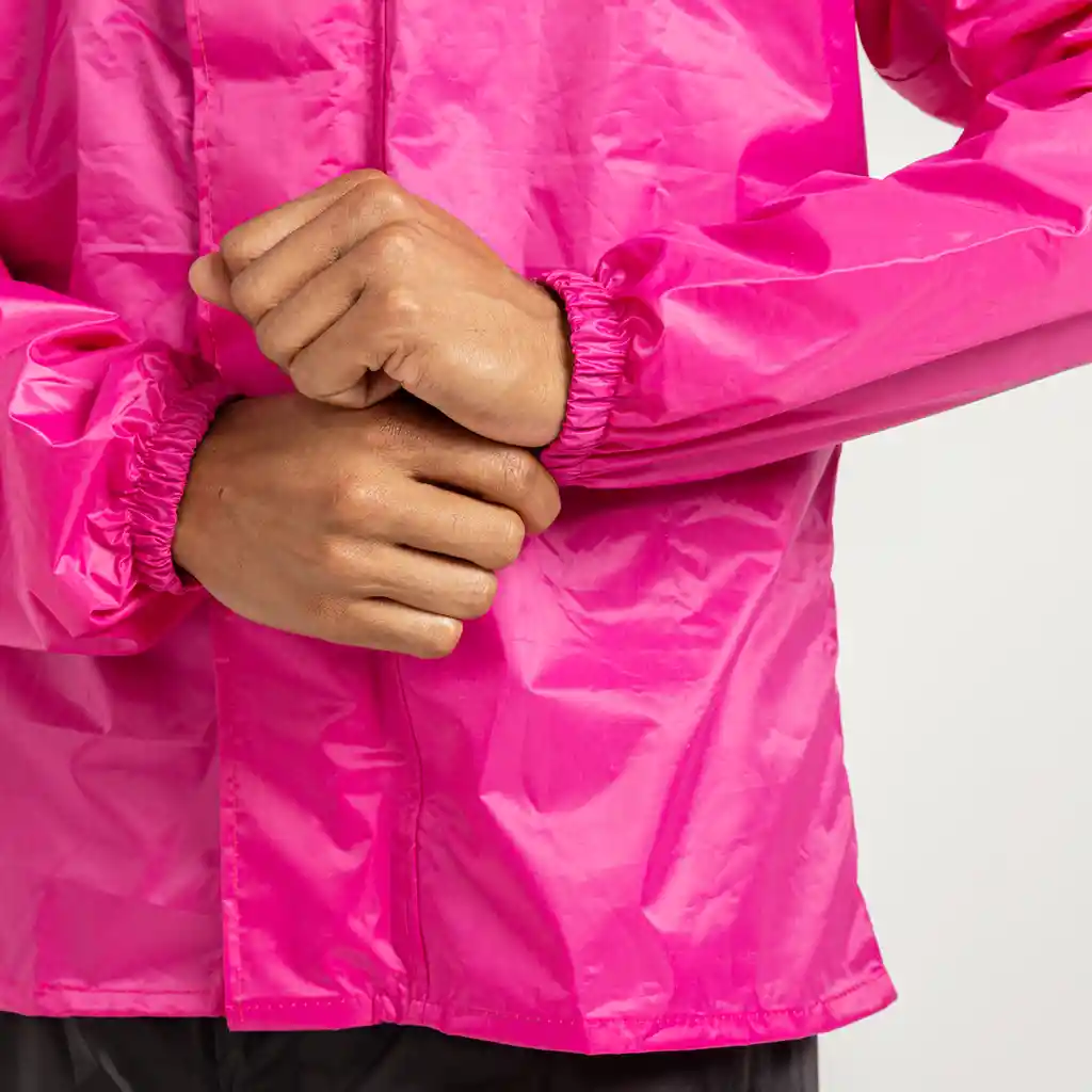 Impermeable Para Moto Textil - Adventure Pro 1 - Rosa - Hombre