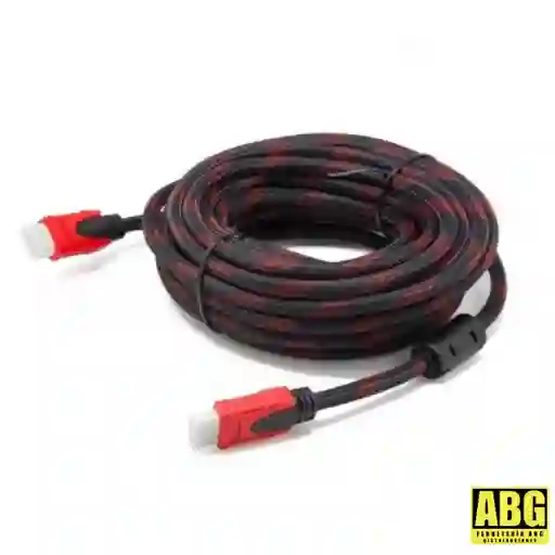 Cable Hdmi X 8 Mt Doble Filtro Mallado / Resolución 4k