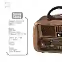 Radio Am Fm Bluetooth Mp3 Usb Foxtech Original 172 Vintage