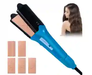 Plancha De Cabello Alisadora 4 Placas 3d Multiformas De Pelo