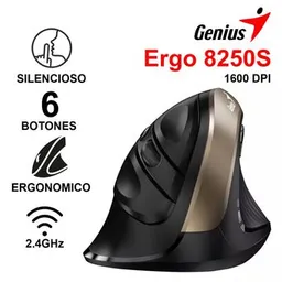 Mouse Genius Ergo 8250s Wireless Vertical Ergonomico