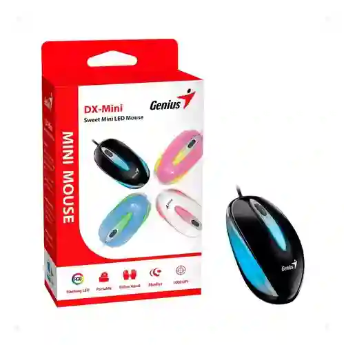 Mini Mouse Genius Dx-mini Usb Luz Rgb