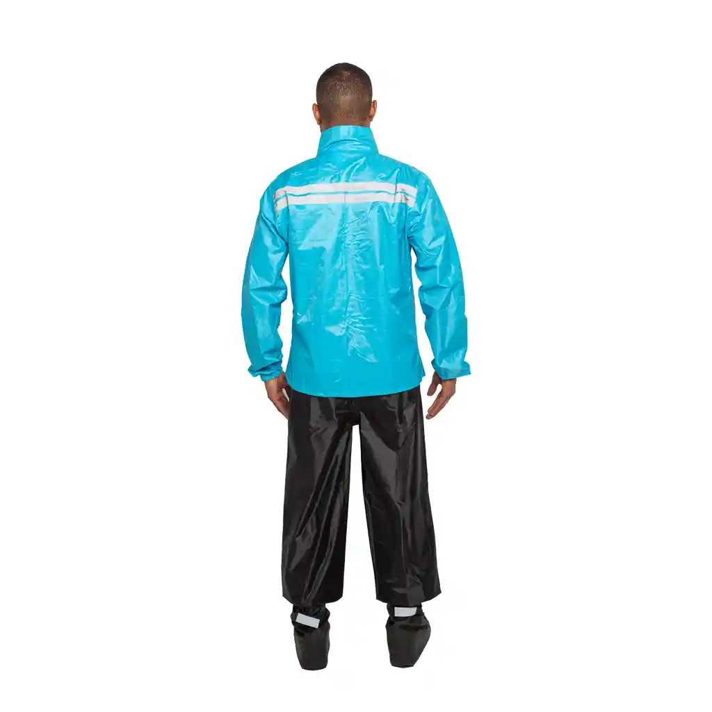 Impermeable Para Moto Textil - Adventure Pro 1 - Azul - Hombre