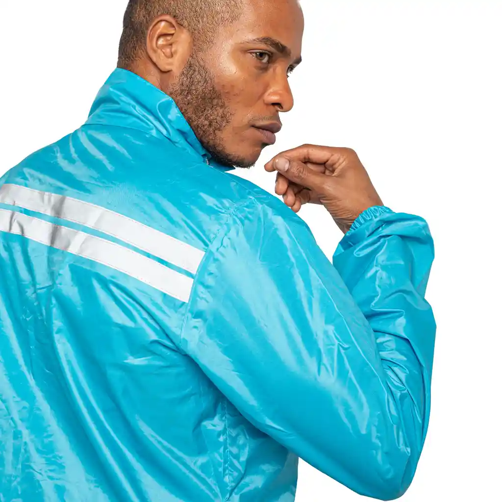 Impermeable Para Moto Textil - Adventure Pro 1 - Azul - Hombre