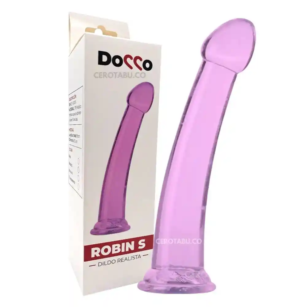 Dildo Consolador Robbin Con Chupa