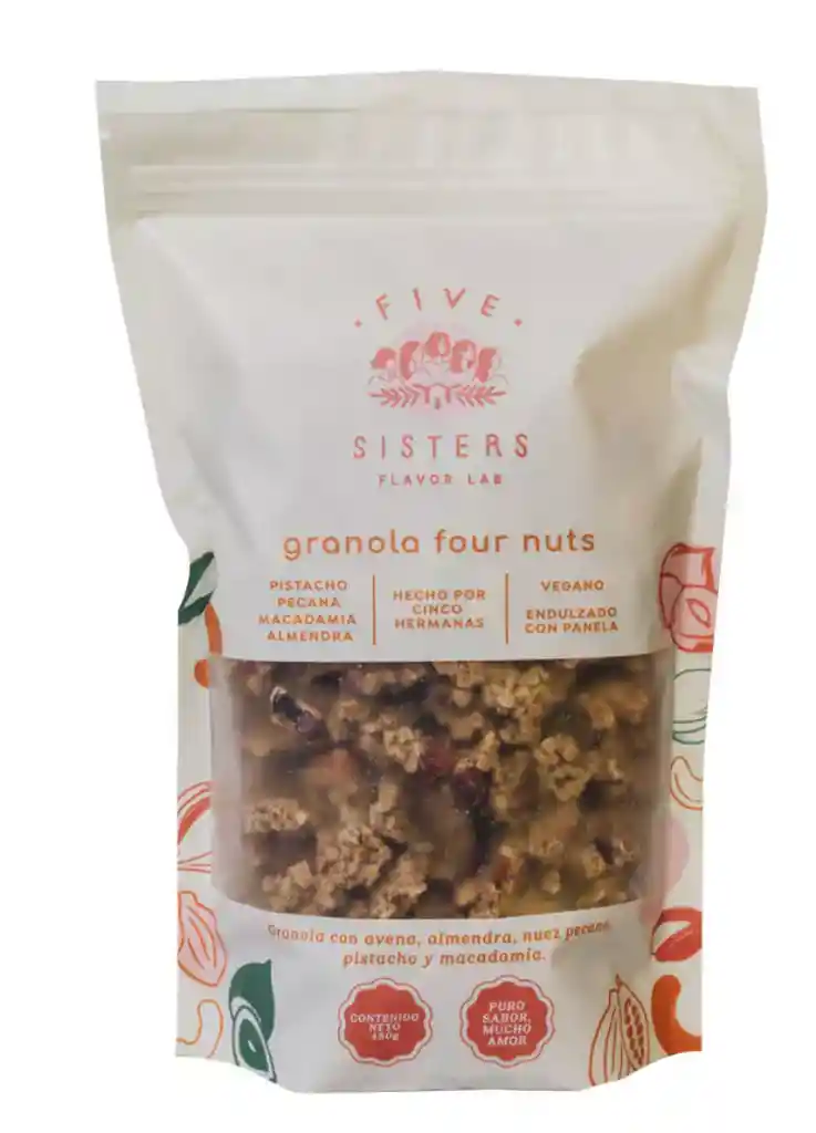 Granola Coconut Vainilla 300gr (five Sisters)