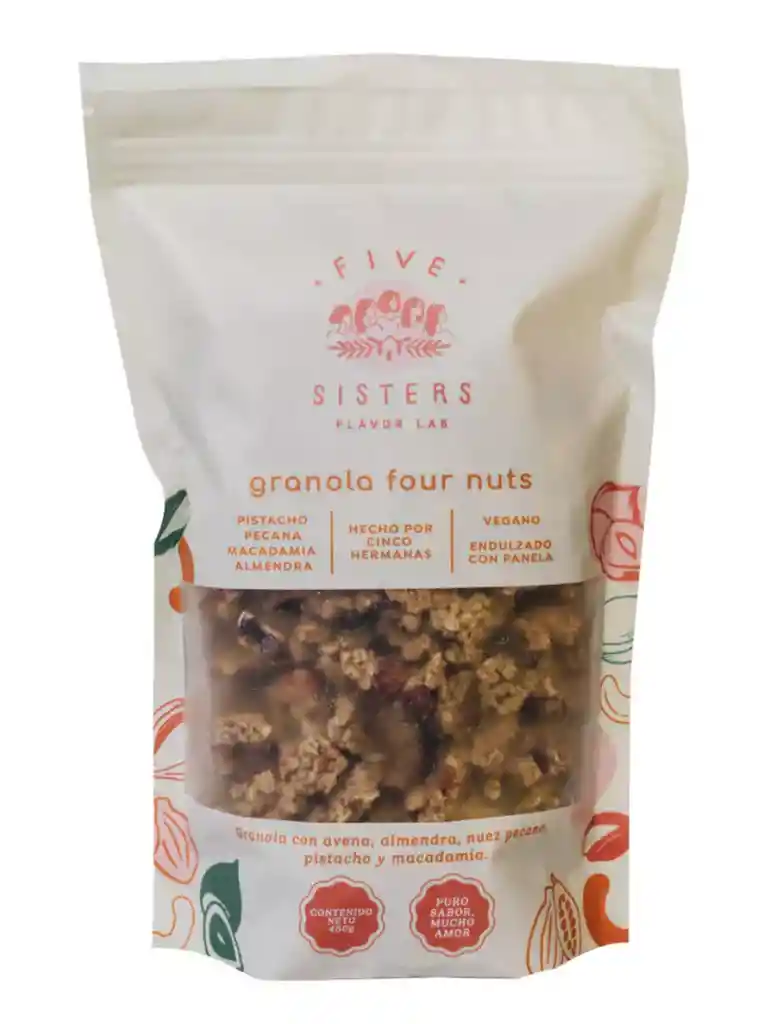 Granola Four Nuts 300gr (five Sisters)