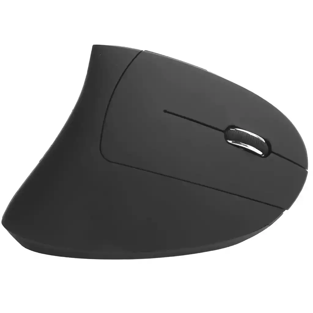 Mouse Vertical Ergonómico Unitec V886 Inalámbrico Recargable Negro