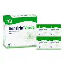 Benzirin Verde Tabs Sobre X 4 Tabs