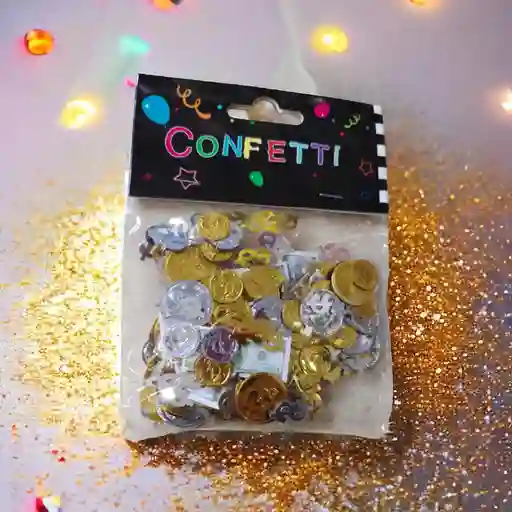 Confeti De Mesa Feliz Cumpleaños Monedas Y Billetes