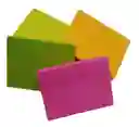 Notas Adhesivas De Colores Rectangulares