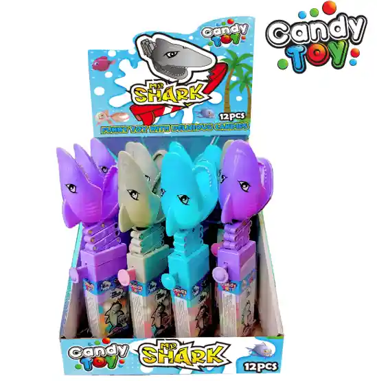 Dulces Candytoymr Shark X12 Und