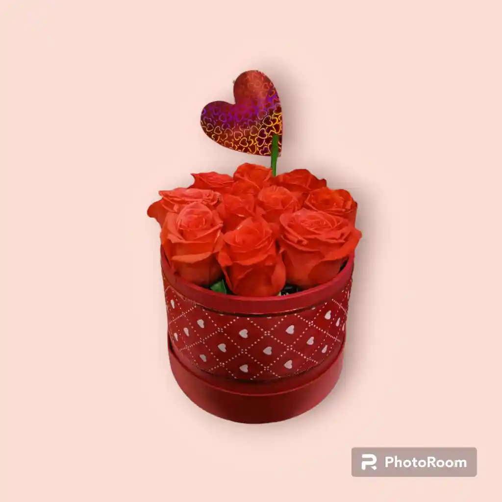 Caja De 12 Rosas