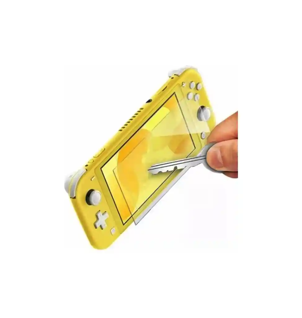 Acrilico Protector De Kirby + Estuche + Vidrio + 2 Grips Compatible Con Switch Lite
