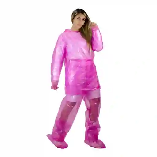 Dry Turtle - Impermeable Económico - Fucsia