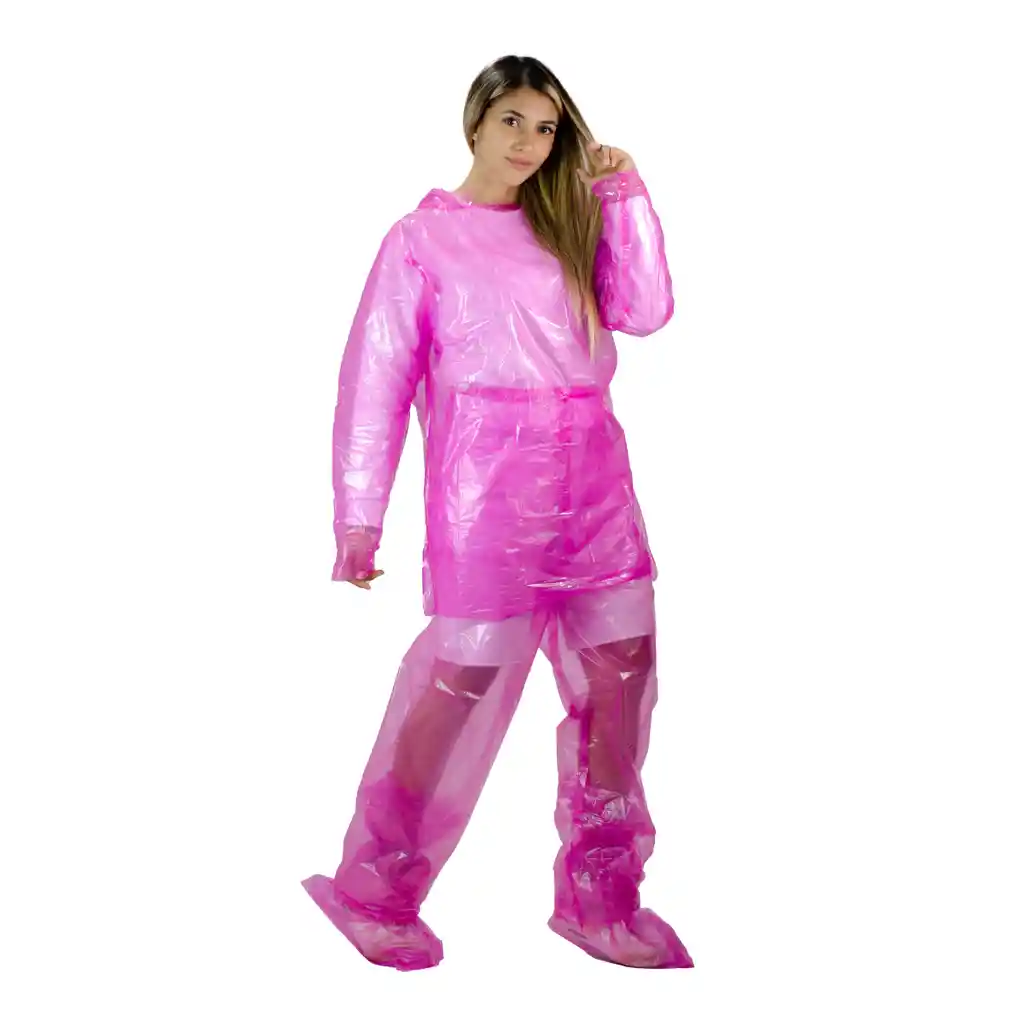 Dry Turtle - Impermeable Económico - Fucsia