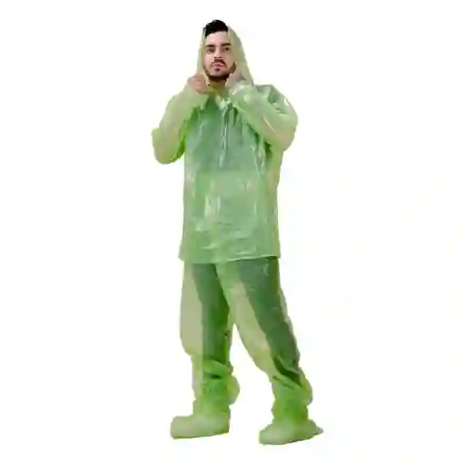 Dry Turtle - Impermeable Económico - Verde