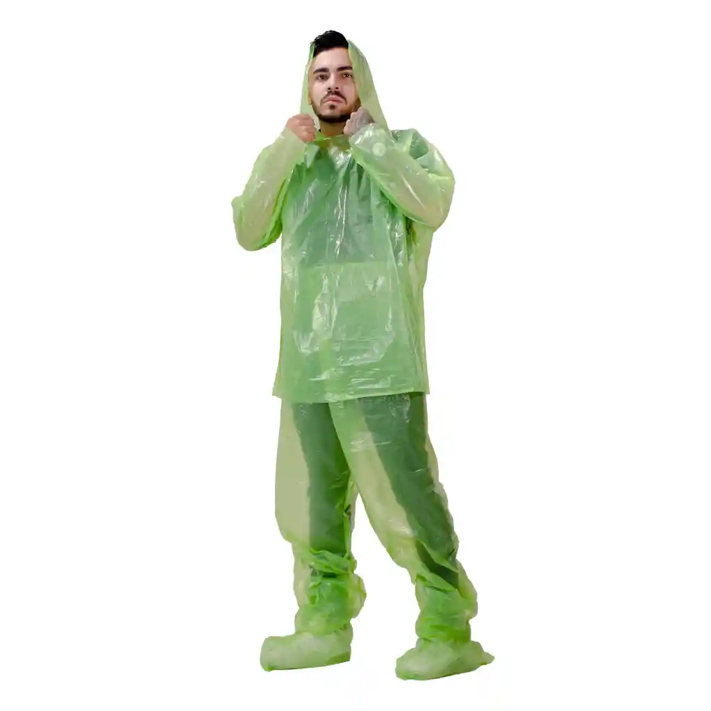 Dry Turtle - Impermeable Económico - Verde