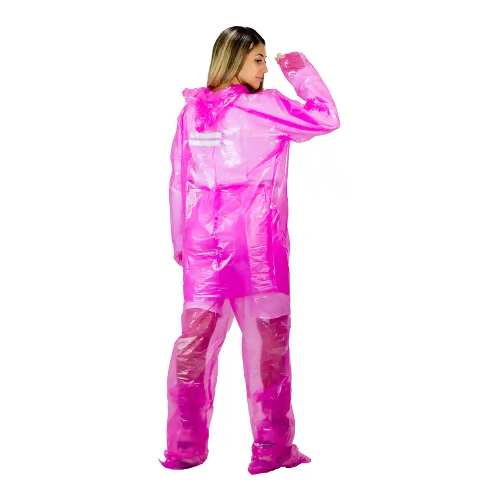 Dry Turtle - Impermeable Económico - Fucsia