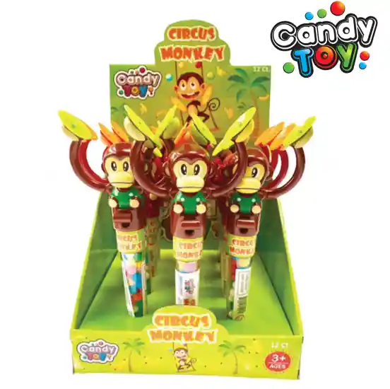 Dulces Candytoy Circus Monkey X12 Und