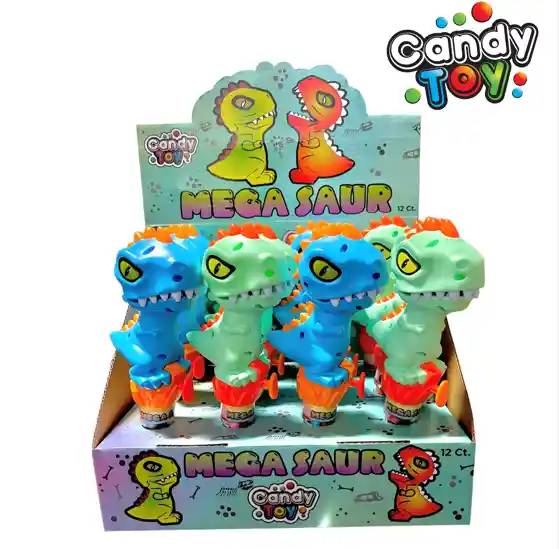 Dulces Candytoy Megasaur X12und