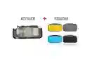 Acrilico Protector De Zelda Ojo + Estuche Rigido Compatible Con Switch Lite