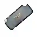 Acrilico Protector De Zelda Simbolo + Estuche Rigido Compatible Con Switch Lite