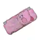 Acrilico Protector De Kirby + Estuche Rigido Compatible Con Switch Lite