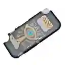 Acrilico Protector De Zelda Ojo + Estuche Rigido Compatible Con Switch Lite