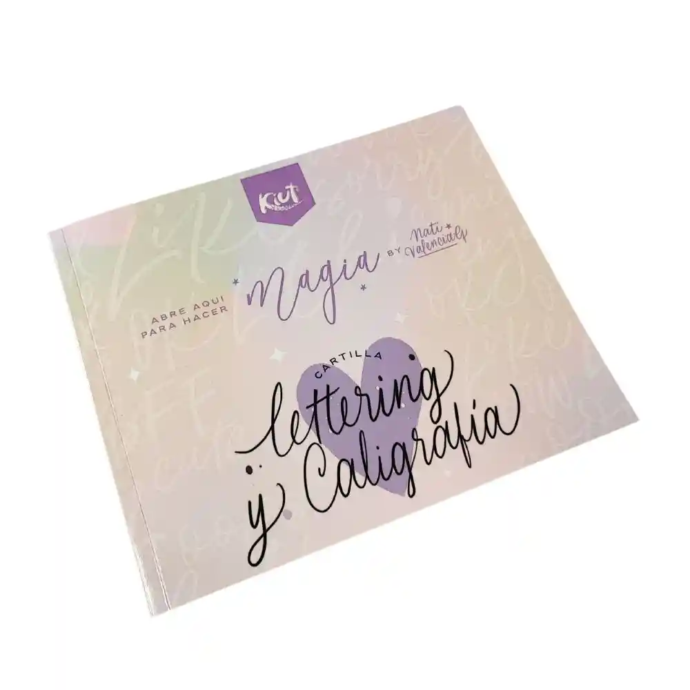 Kit De Lettering Kiut Cartilla + Marcadores Punta Pincel X 30