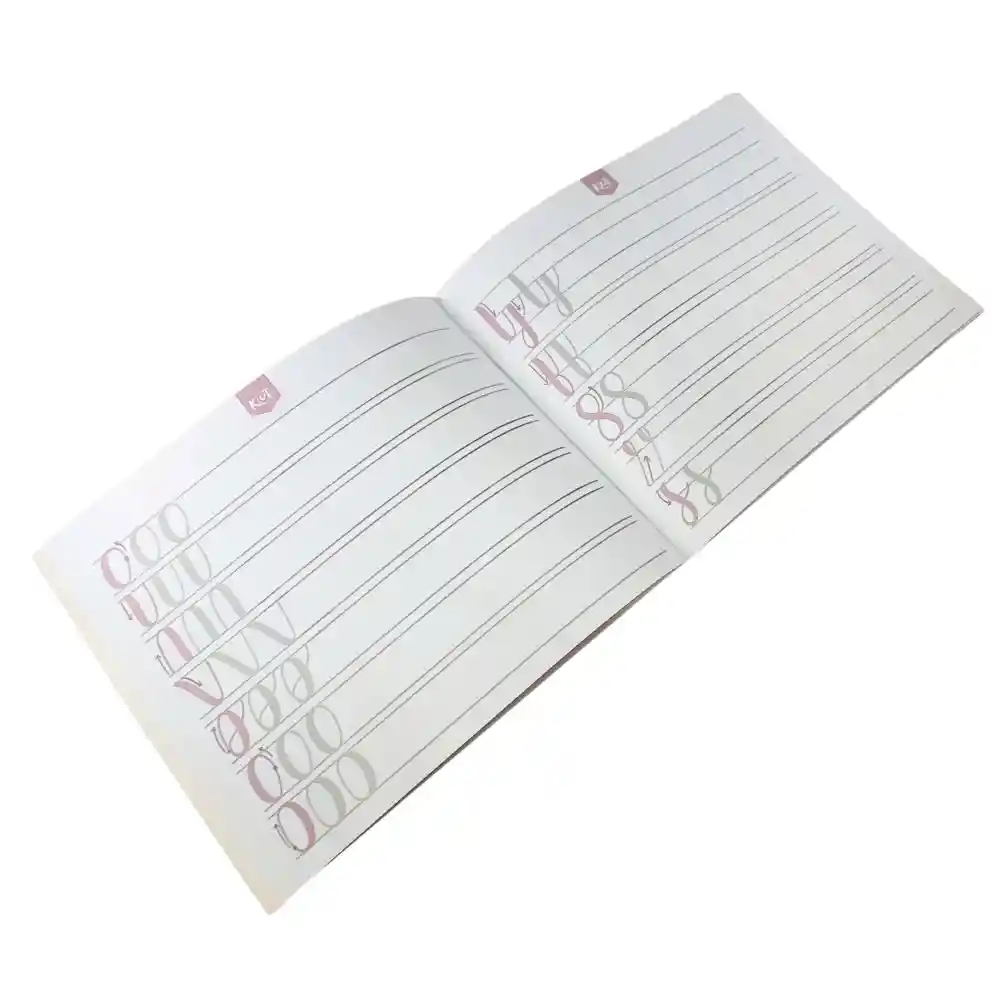 Kit De Lettering Kiut Cartilla + Marcadores Punta Pincel X 30