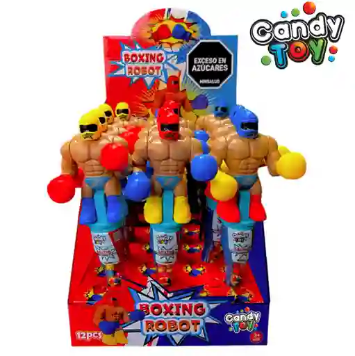 Dulces Candytoy Boxingrobot X12und