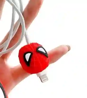 Protector De Cable Para Cargador - Spiderman