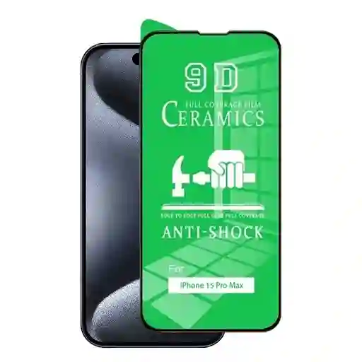 Vidrio Ceramico Completo Premium Iphone 15 Pro Max
