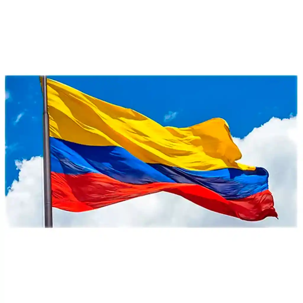 Bandera Colombia Escudo 150x90cm Exterior Grande Doble Cara (doble Faz)