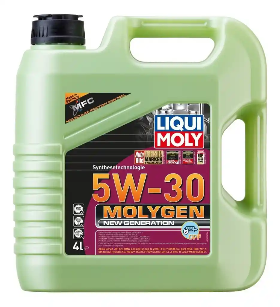 Aceite 5w-30 4lt Molygen Liqui Moly