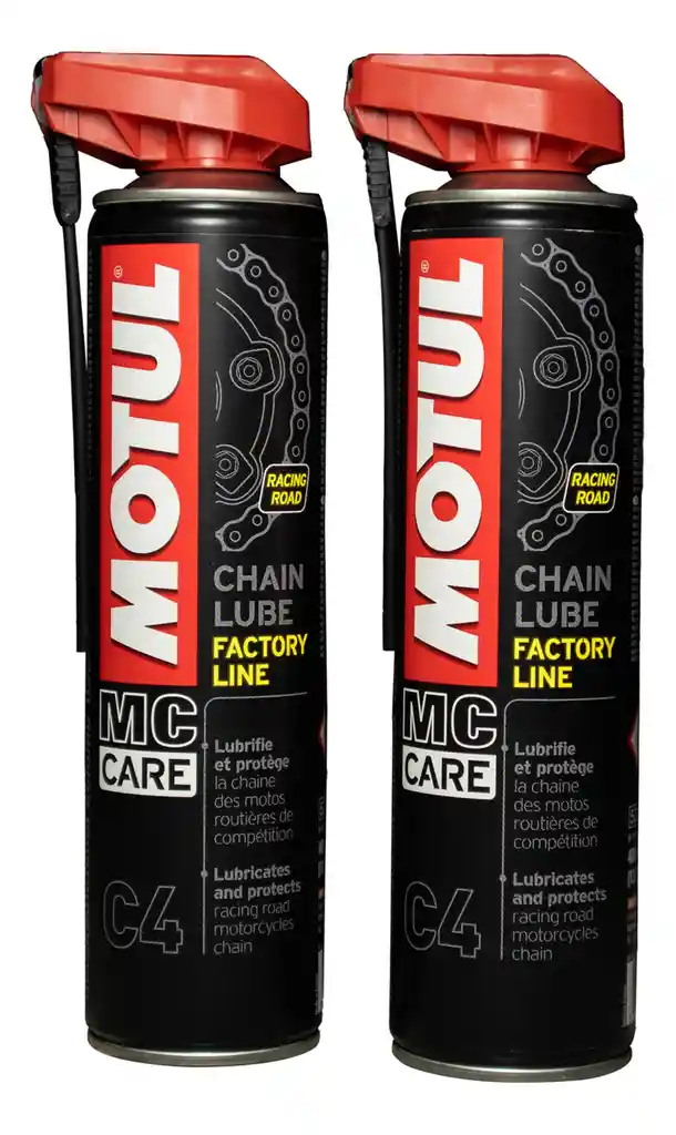 Motul C4 Lubricante De Cadenas X 2 Unidades