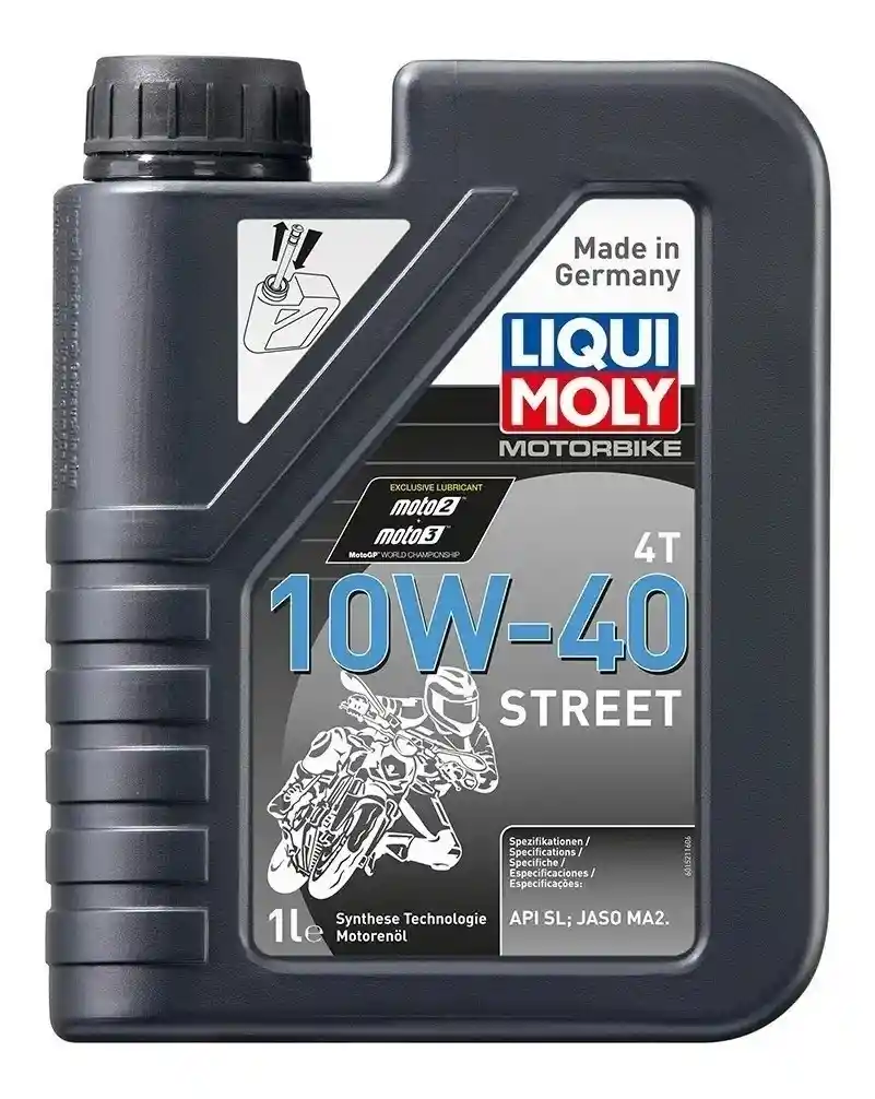 Aceite Liqui Moly 10w40 4t Street 1l