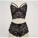 Hermoso Conjunto Encaje Cachetero