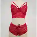 Hermoso Conjunto Encaje Cachetero