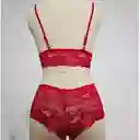 Hermoso Conjunto Encaje Cachetero