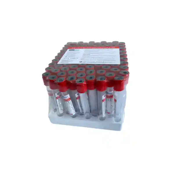 Tubo Tapa Roja 5 Ml Caja X 100 Con Procoagulante