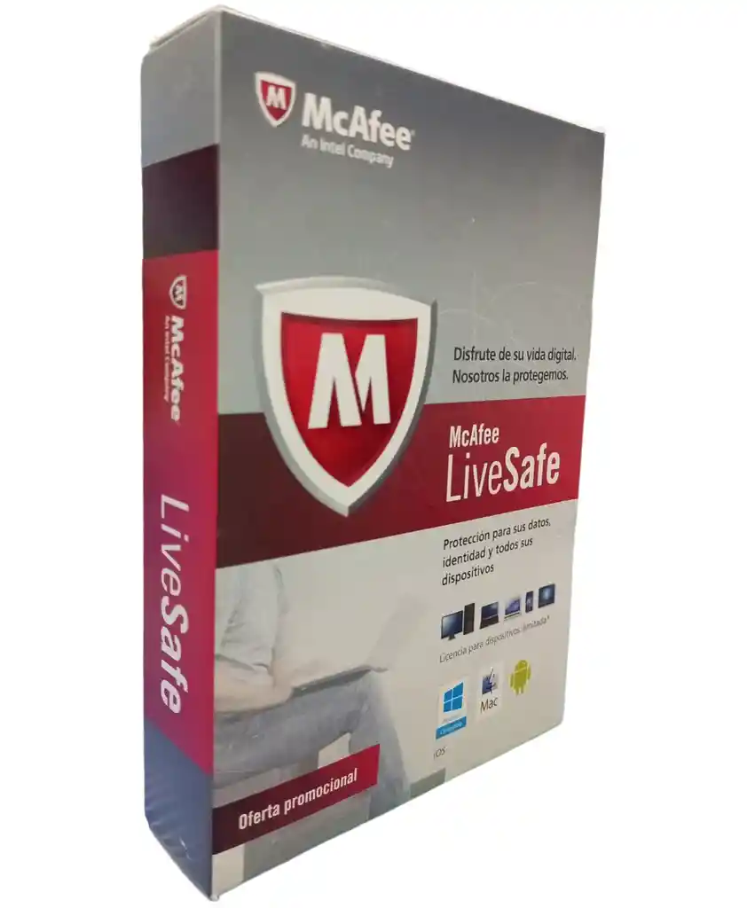 Antivirus Mcafee Livesafe Dispositivos Ilimitados 1 Año