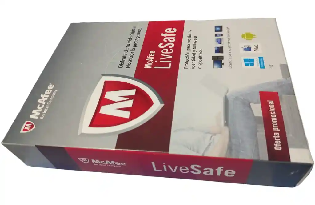 Antivirus Mcafee Livesafe Dispositivos Ilimitados 1 Año