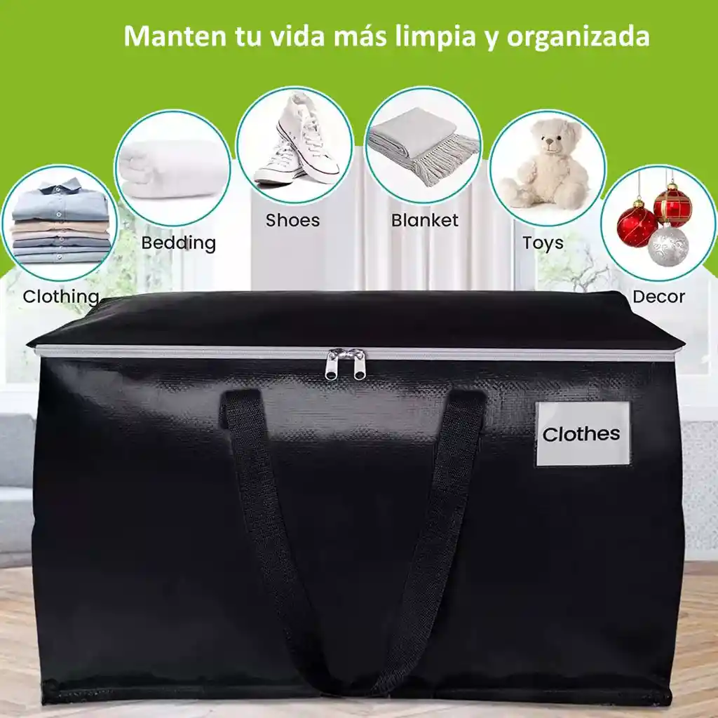 Bolso Para Almacenamiento De Ropa., Adornos, Herramientas Ferreco Basics