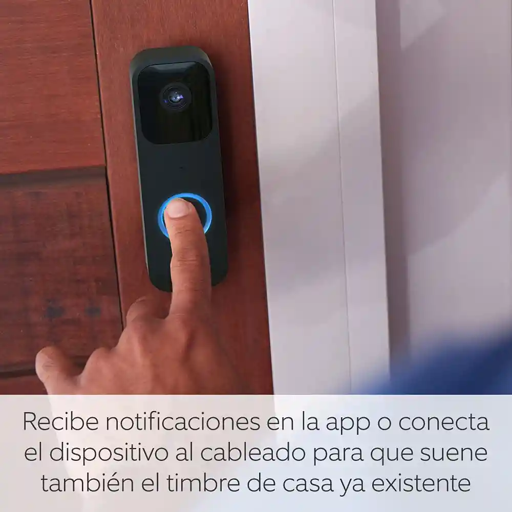 Timbre Inteligente Blink Audio Bidireccional Video Hd Compatible Con Alexa